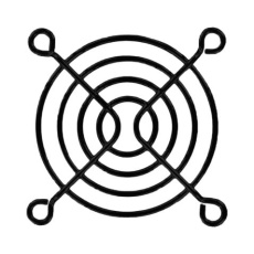【08147-02】WIRE FORM FAN GUARD 60MM STEEL