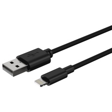 【1700-0131】USB CABLE A PLUG-LIGHTNING CONN 1M
