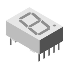 【TDSR1360】7-SEG DISPLAY COM CATHOD RED 3.6MCD