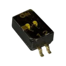 【218-2LPSTR】DIP SWITCH 0.1A 50VDC 2POS SMD