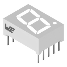 【157136S12701】7-SEG DISPLAY COMM CATHODE SUPER RED