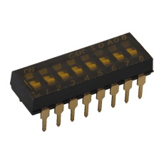 【SDA10H0SBR】DIP SWITCH 0.1A 5VDC 10 POS SMD
