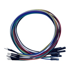 【TW-MF-10C】JUMPER WIRES MULTI-COLORED 10CM 24AWG