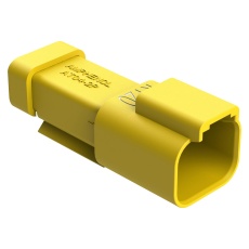 【AT04-2P-R120YEL】AUTOMOTIVE HOUSING RCPT 2POS 13A