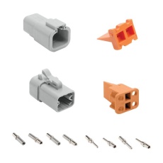 【ATP4PS-CKIT】PLUG & RCPT CONNECTOR KIT THERMOPLASTIC