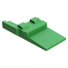 【AW2P-C】WEDGELOCK GREEN THERMOPLASTIC 2POS