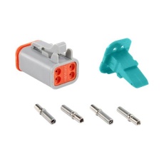 【AT06-4S-KIT01】AUTOMOTIVE CONNECTOR PLUG 4POS 13A