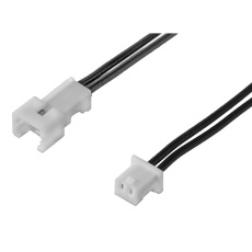 【218113-0200】CABLE ASSY 2POS RCPT-PLUG 75MM