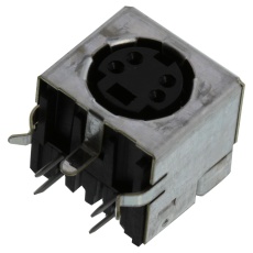 【5749181-1】DIN AUD/VID CONN R/A RCPT 4POS PCB
