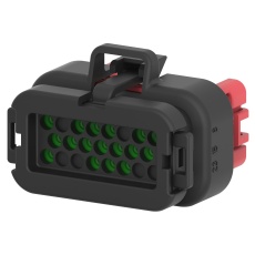 【770680-3】AUTOMOTIVE HOUSING RCPT 23POS BLACK