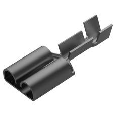 【160928-4】FEMALE DISCONNECT 6.35MM 20-17AWG