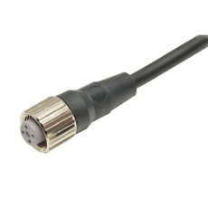 【XS2F-M12PUR4S2M】SENSOR CORD 4P M12 RCPT-FREE END 2M