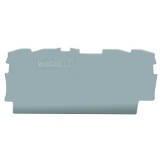 【2000-1491】END AND INTERMEDIATE PLATE RAIL GRAY