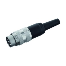 【T3400001U】CIRCULAR CONN PLUG 6POS CABLE