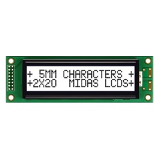 【MC22005A6W-FPTLWI-V2】LCD MODULE 20 X 2 COB 5.55MM FSTN