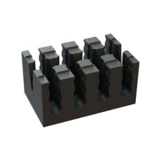 【OFSMB-4-05GFBK】SLOTTED BRACKET BLACK NYLON 5MM