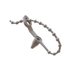 【PT-305】CABLE TIE BEADED 1.25inch NAT PA6.6