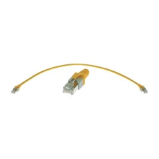 【09474747021】RJ INDUSTRIAL RJ45 DUALBOOT PATCH CABLE CAT5E PUR YELLOW HALOGEN FREE 10M 45W0476