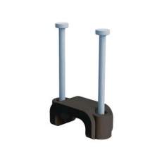 【22NCC1250FB】CABLE CLAMP NAIL-IN POLYETHYLENE/BLACK