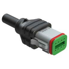 【AT06GY-08SA-N-TPE-M4】CABLE ASSY 8P RCPT-FREE END 4M