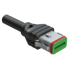 【AT06GY-12SA-N-TPE-M10】CABLE ASSY 12P RCPT-FREE END 10M