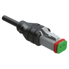 【AT06GY-2S-N-TPE-M2】CABLE ASSY 2P RCPT-FREE END 2M