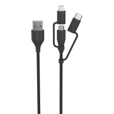 【1700-0136】CABLE USB A-USB-C/LIGHTNING/MICRO PLUG