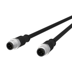 【142MCA11050】SENSOR CORD 4P M12 PLUG-PLUG 5M