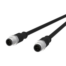 【142MDA11010】SENSOR CORD 5P M12 PLUG-PLUG 1M