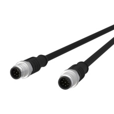 【142MEA11010】SENSOR CORD 8P M12 PLUG-PLUG 1M