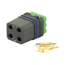 【8MQ2M0412SNE】RECTANGULAR MODULE RCPT 4POS 2ROW