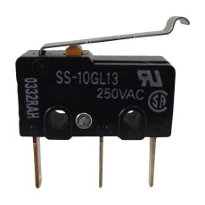 【SS-10GL13】MICROSWITCH SPDT 10.1A 250VAC 1.47N