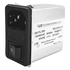 【084S.01000.00】FILTERED IEC MODULE C14 10A QC