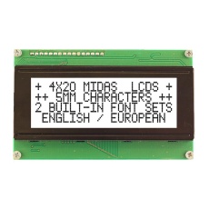 【MC42005A6WK-FPTLW-V2】LCD MODULE COB FSTN 20X4 PARALLEL