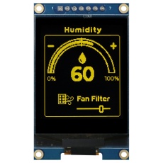 【MDOB160128DV-YS】OLED MODULE COB SPI 160X128PIXEL 3V