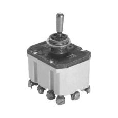 【8532K915】TOGGLE SWITCH 4POLE 20A 28VDC SOLDER