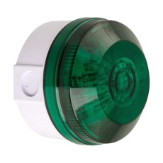 【LED195-02WH-04】BEACON GREEN CONTINUOUS/FLASHING 30V