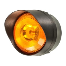 【LED-TL-02-01】TRAFFIC LIGHT AMBER CONTI/FLASH 30V