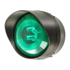 【LED-TL-02-04】TRAFFIC LIGHT GREEN CONTI/FLASH 30V