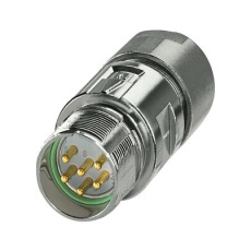 【1629141】SENSOR CONNECTOR M23 PLUG 6POS CABLE