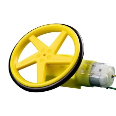 【2593-TT】WHEELS YELLOW TT STYLE HOBBY MOTOR