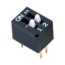 【CES-0202MC】DIP SWITCH DPST-NO 0.1A 6VDC THT