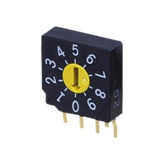 【SC-2011W】ROTARY CODE SWITCH BCD 0.1A 5VDC TH