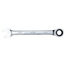 【44658】RING RATCHET OPEN-END SPANNER 17X17MM