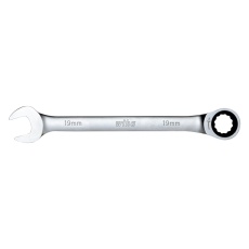 【44660】RING RATCHET OPEN-END SPANNER 19X19MM