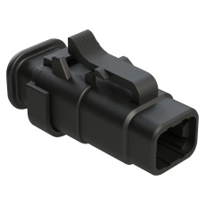 【ATM06-4S-SR01BK】AUTOMOTIVE HOUSING PLUG 4POS 7.5A