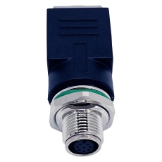 【RJM12FD04ST001】ADAPTER 4P M12 RCPT-RJ45 JACK D CODE