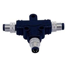 【T54-B05-MMMR001】T SPLITTER CONN 5P M8 PLUG-2X5P PLUG