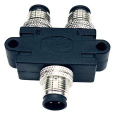 【Y58-A08-MMMR001】Y SPLITTER CONN 8P M12 PLUG-2X8P PLUG