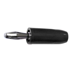 【BU-00246-0】BANANA CONNECTOR PLUG 15A 1KV BLACK